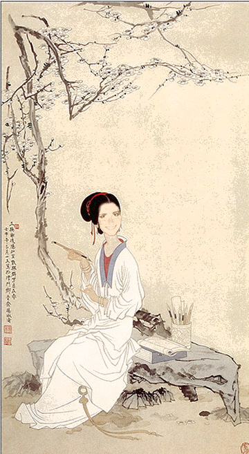 ancient chinese painting women