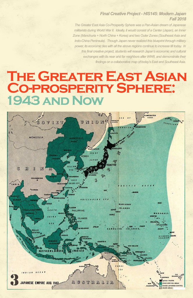 The Greater East Asian Co Prosperity Sphere Mapping History 1418