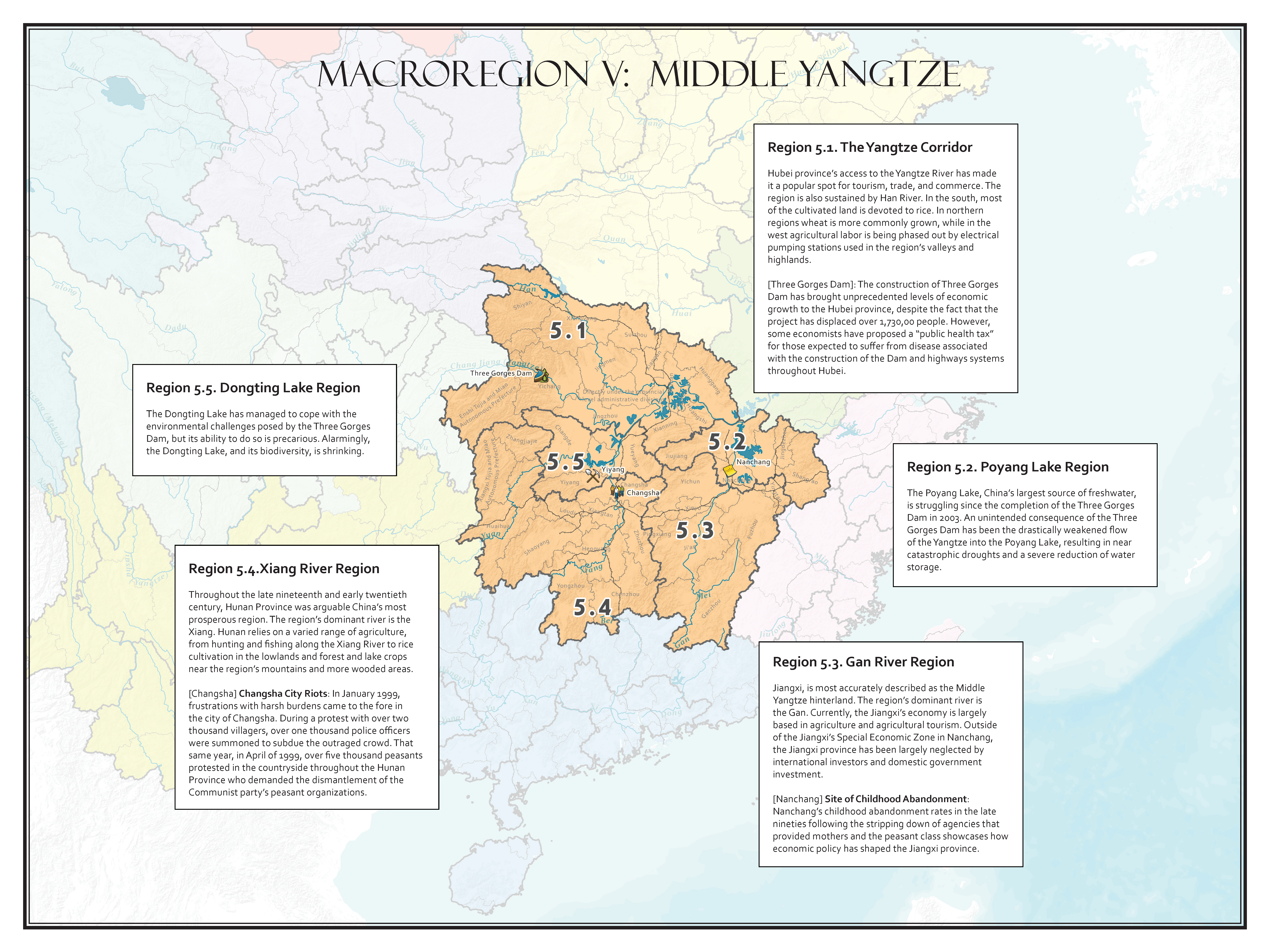 Macroregion V: Middle Yangtze