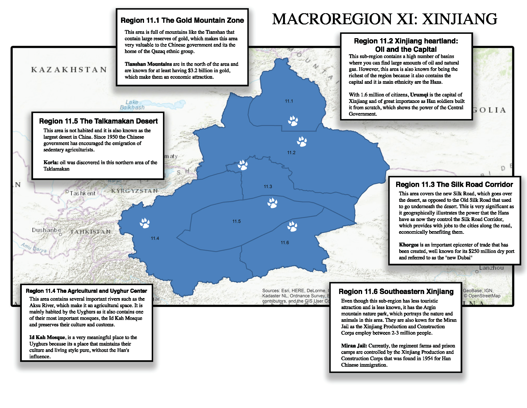 Macroregion XI: Xinjiang